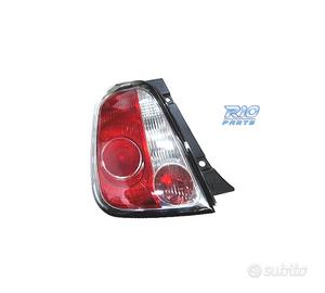 FANALE SINISTRO PER FIAT 500 07-14 CERCHIO NERO