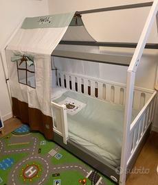 Letto montessori Cuoricini