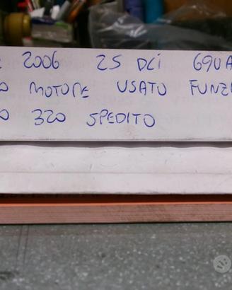 Albero motore renaul master 2.5 tipo g9ua6