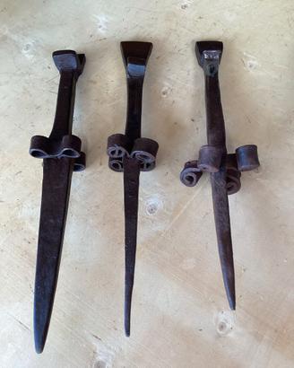 Incudine battifalce set 3 pezzi
