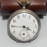 Antico Orologio da Tasca in Argento Germania