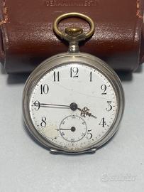 Antico Orologio da Tasca in Argento Germania