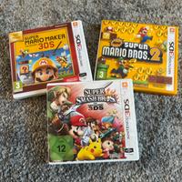 Nintendo 3DS - Lotto 3 giochi SUPER MARIO