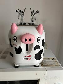 tostapane decorativo a tema mucca o maiale.