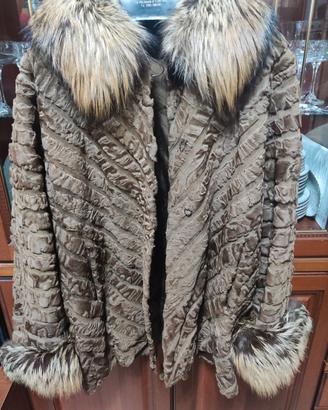 Pelliccia Astrakan e Volpe artigianale