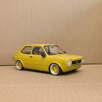 Fiat 127  1°serie 1972 Giallo 1 18