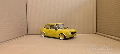 Fiat 127  1°serie 1972 Giallo 1 18