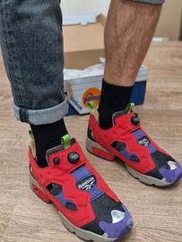 Reebok instapump fury black/scarlet/violet