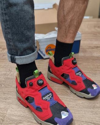 Reebok instapump fury black/scarlet/violet