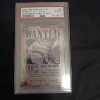 One Piece Marshall D. Teach Wanted OP09 PSA10 jap