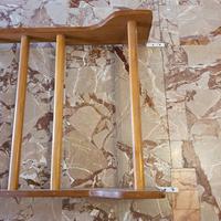 Spalliera svedese in legno a 12 scalini 