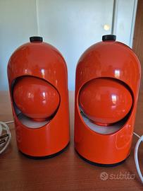 Coppia lampade ABM Selene anni 70