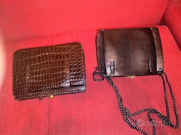 Borse in pelle pitone e coccodrillo