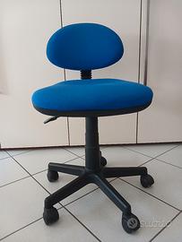 SEDIA GIREVOLE DA UFFICIO/STUDIO CON RUOTE