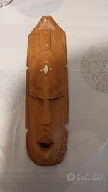 maschera tribale in legno 