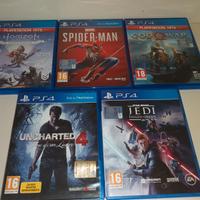 5 videogiochi PS4 acquistabili anche singolarmente