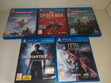 5 videogiochi PS4 acquistabili anche singolarmente