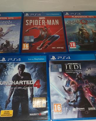 5 videogiochi PS4 acquistabili anche singolarmente