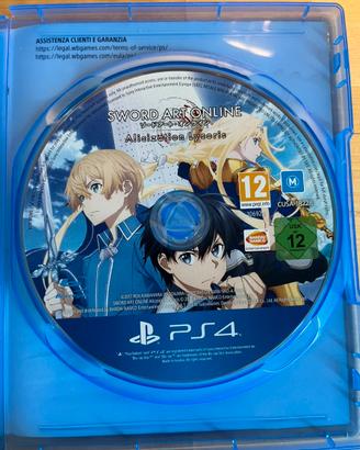 Sword Art Online Alicization Lycoris per PS4