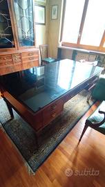 Studio Completo Stile Inglese: Scrivania+Libreria