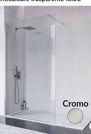 BOX DOCCIA WALK-IN 120 cromato marca SAMO. NUOVO!!