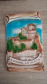 quadretto decorativo s.marino la guaita