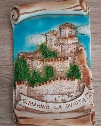 quadretto decorativo s.marino la guaita