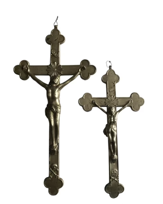 Antichi crocifissi crocifisso teschio memento mori