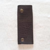 Astuccio Portachiavi vintage pelle testa moro 6ga