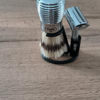 Set Rasoio con pennello Omega