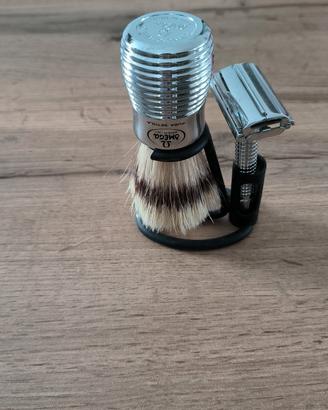 Set Rasoio con pennello Omega