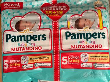 Pannolini Pampers Baby Dry n. 5