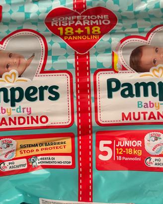 Pannolini Pampers Baby Dry n. 5