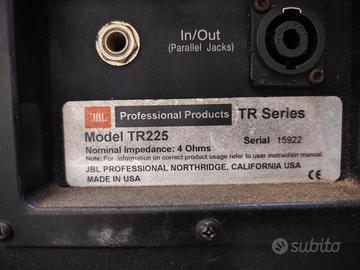 casse JBL  TR 225.  450w 
