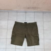 Cargo Shorts Lyle & Scott Casual Khaki Moda UK W36