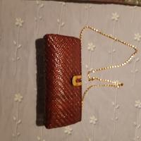 borsa vimini vintage nuova