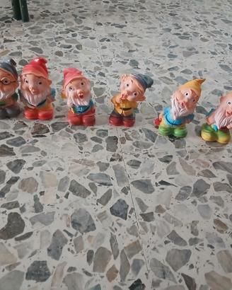 collezzionismo nani di gomma rubbertous vintage