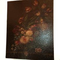 Olio su tela in patina di pregio