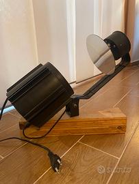 Faro Pro Discoteca Specchio Rotante Luce Alogena