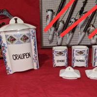 Vecchie Ceramiche spezie, angeli thun ecc