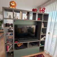 Libreria componibile bifacciata