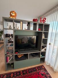 Libreria componibile bifacciata