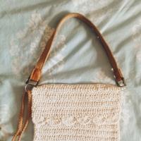 Pochette in fettuccia bianco