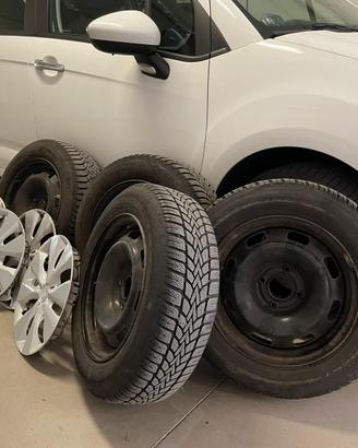 Kit 4 ruote complete (cerchi + g. Inv.) Citroën Pe