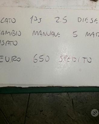 Cambio man 5 marce usato ducato 1s 2.5 diesel