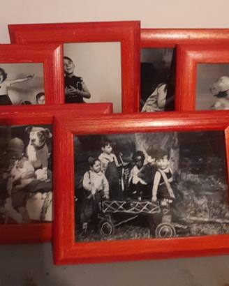 cornici con fotografie 