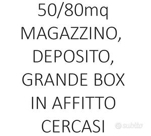 Magazzino, box grande o doppio, deposito