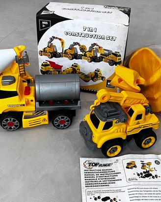 Set veicoli da cantiere / costruzioni