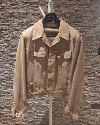 GIUBBETTO JEANS BEIGE D&G