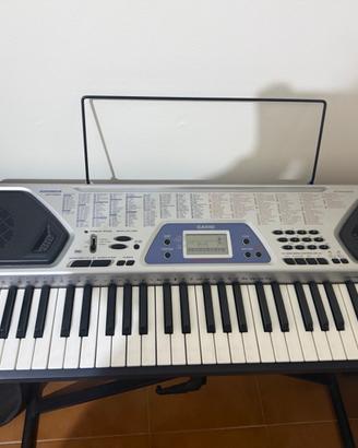 Tastiera Casio CTK-481 + supporto e alimentazione